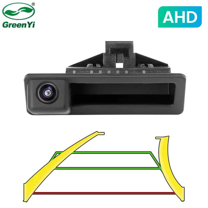 Dynamic Trajectory Trunk Handle Rear View Camera For BMW X1/3/5 E39 E53 E82 E88 E84 E90 E91 E92 E93 E60 E61 E70 F10 F30 F11 F25 by InterCyprus Trading Ltd