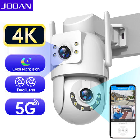 Jooan 4K 8MP PTZ Security Camera 8MP Add 128G / EU plug / CN