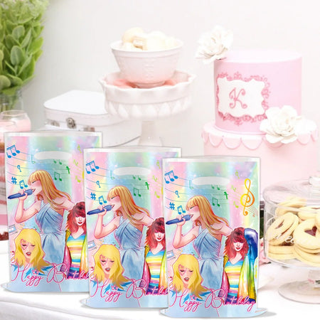Star Taylor Party Gift Bags - Festive Birthday Decor &amp; Favors