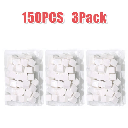 YIKOOLIN 50/200PCS Gradient Nail Sponge Set &ndash; Mini Sponges White Sponge 150Pcs