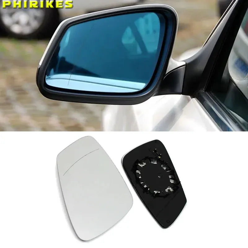 Sildīts BMW Aizmugures Skata Spoguļa Stikls X1 F20 F21 F30 F31