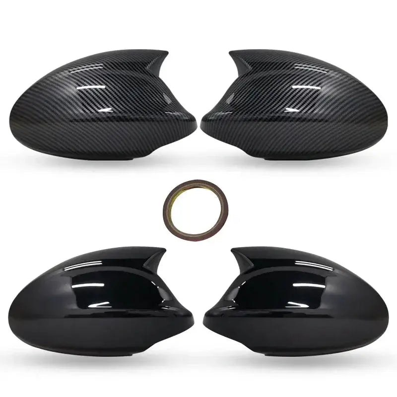 E90 E91 Pre-LCI 2005-2007 black M3 Style Cover E81 E82 E87 E88 For BMW 3 Series E92 E93 Rear Mirror Cap 2006 - 2009 Auto parts by InterCyprus Trading Ltd