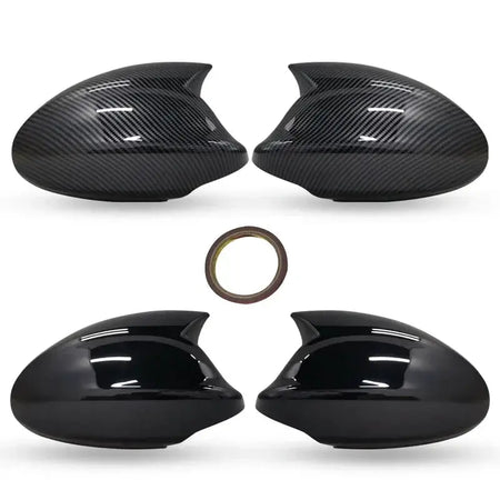E90 E91 Pre-LCI 2005-2007 black M3 Style Cover E81 E82 E87 E88 For BMW 3 Series E92 E93 Rear Mirror Cap 2006 - 2009 Auto parts by InterCyprus Trading Ltd
