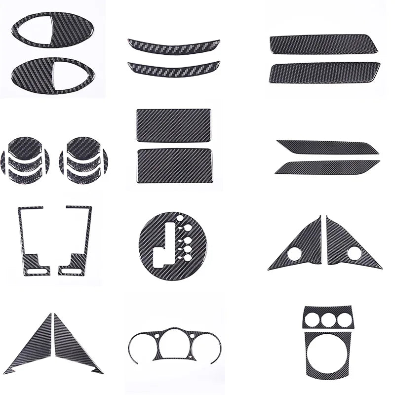 Наклейка на приборную панель из углеродного волокна для Nissan 350Z 2003-2006 годов выпуска