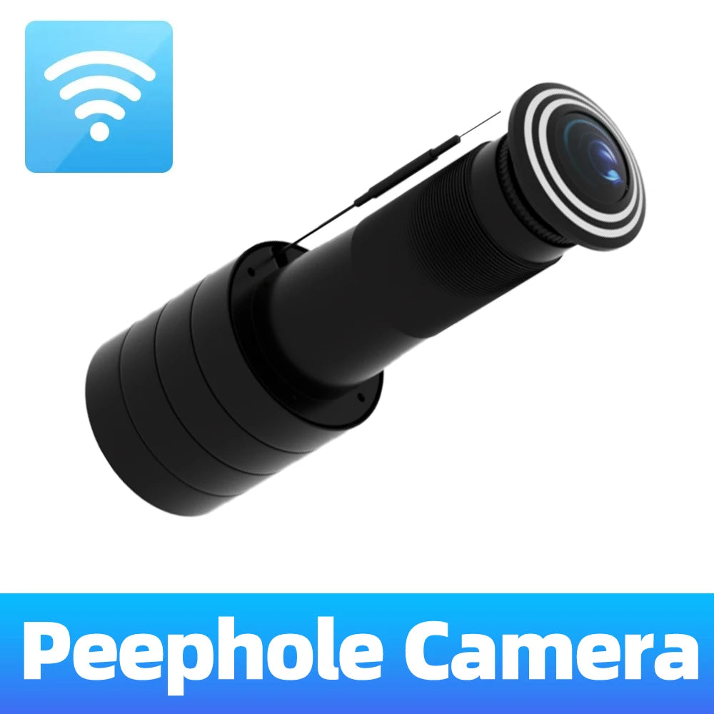 PEGATAH 3MP WiFi Peephole Camera &ndash; 170 Degree Wide Angle Only Camera NO Card / 1PC