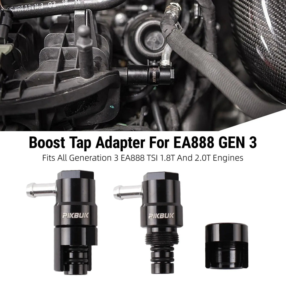 PIKBUK Boost Tap For VW Audi Boost Gauge TSI EA888 1.8T 2.0T Gen3 1.8 2.0 T MK7 MK6 B7 MQB by InterCyprus Trading Ltd