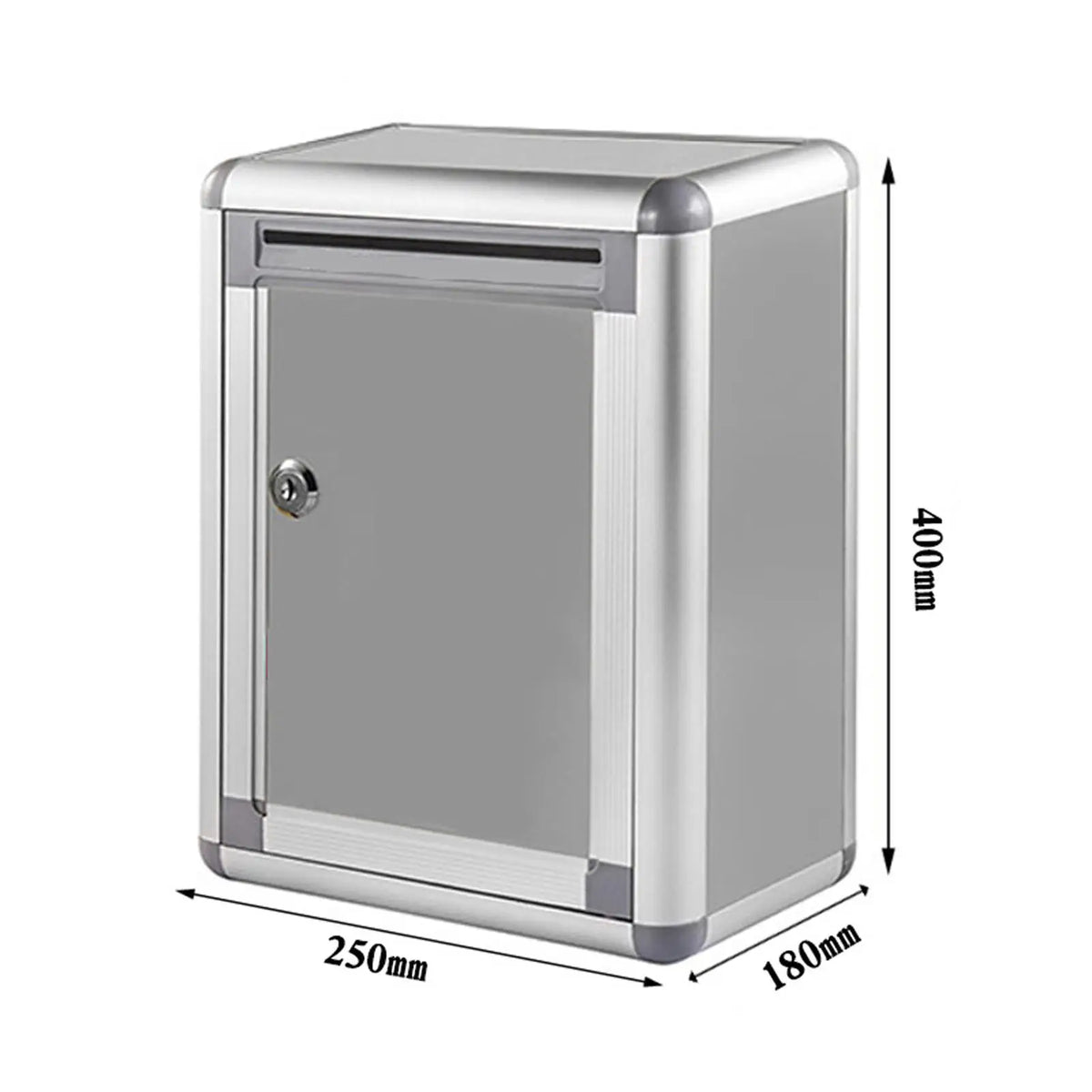 Metal Suggestion Box With Key Lock &ndash; Secure Locking