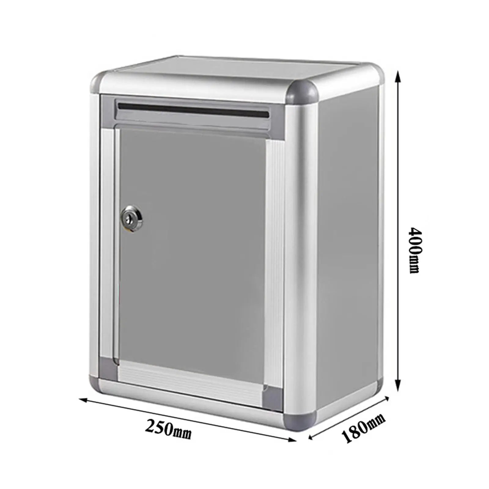 Metal Suggestion Box With Key Lock &ndash; Secure Locking