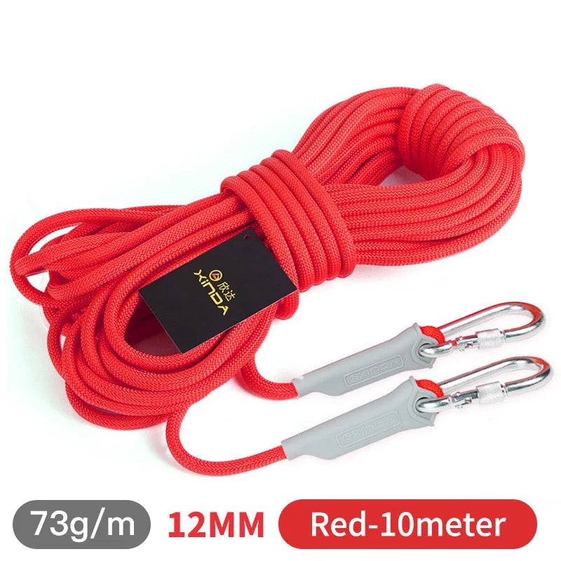XINDA 10mm Polyester Outdoor Safety Rope for Hiking and Camping