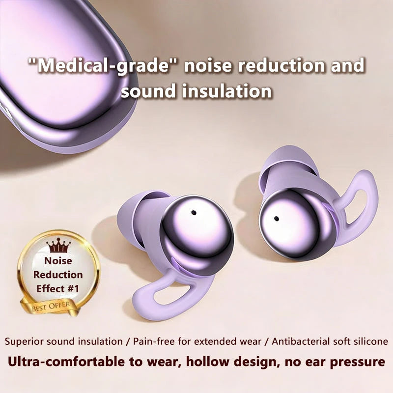 Auriculares Bluetooth com cancelamento de ruído e tradução em tempo real para dormir