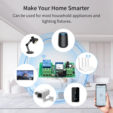 Cb3s &ndash; One Channel Tuya Smart WiFi Relay With Alexa App