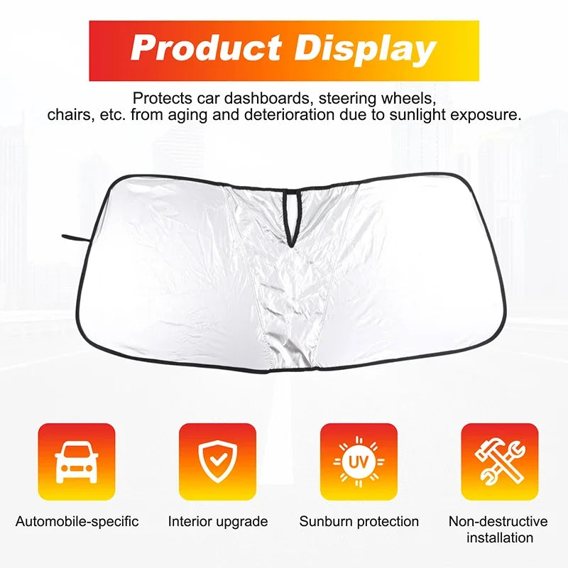 BMW Seria 7 G70 2023 2024 Bandă Argintie Parasolar Față