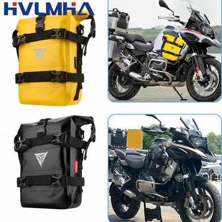 Universal Motorcycle Tool Bags Motorbike Crash Bar Bag Adventure Waterproof Moto Side Backpack Saddlebag 3 Color by InterCyprus Trading Ltd