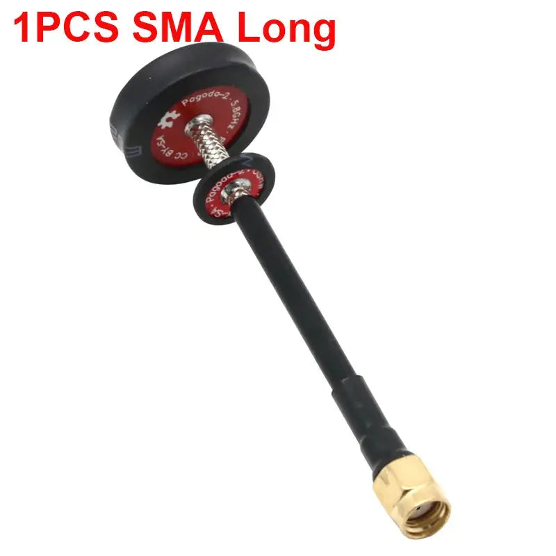 Pagoda 2 / Triple Feed Patch 5.8G 5dBi 50W Omnidirectional Omni FPV Flat Panel Pagoda Antenna LHCP/RHCP SMA/RP-SMA by InterCyprus Trading Ltd