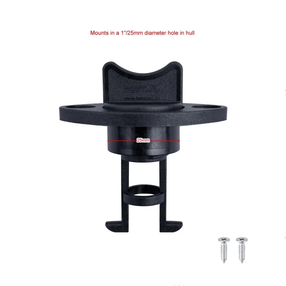 Boat Accessories Nylon 25mm 1 Inch Drain Hole Thread Drain Plugs Bung Socket Oval Garboard Yacht Fishing Kayak Canoe Marine Plug