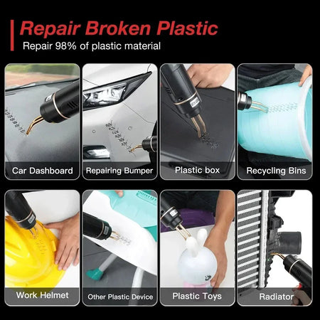 200W Hot Stapler Plastic Welder &ndash; Robust Bumper Repair Kit
