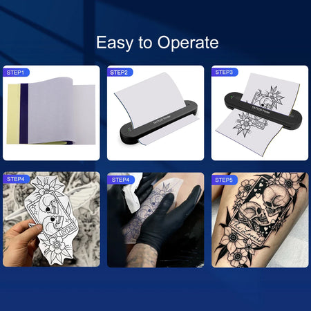 ATS886 &ndash; Wireless Tattoo Transfer Printer For iOS Android