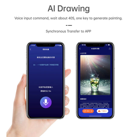 Smart Pen &amp; A5 Leather Notebook with Real-time Sync and AI Voice-to-Text
