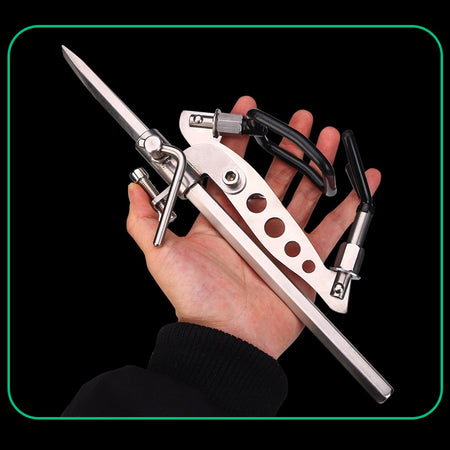 Folding Stainless Steel Rod Bracket &ndash; Anti Slip Grip