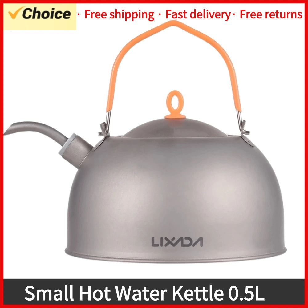 LIXADA Kettle &ndash; Titanium Spout 0.5L Ultralight For Camping