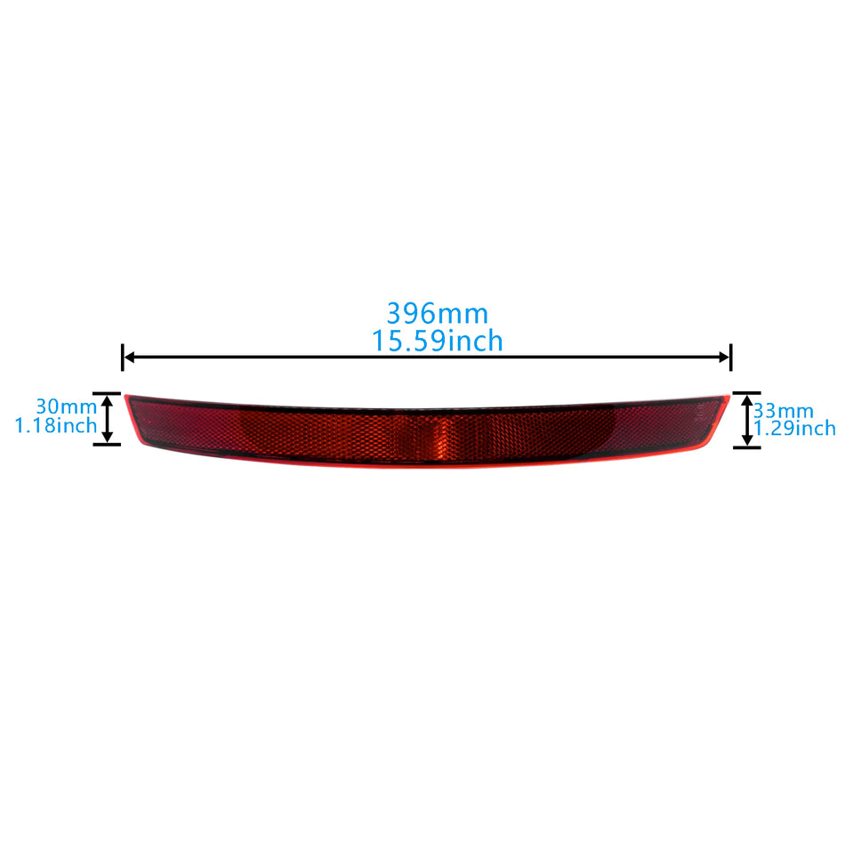 Bakre Stötfångar Reflektor Täckning Höger Röd Linse För Skoda Superb III 2015-2020 Sedan Och Kombi