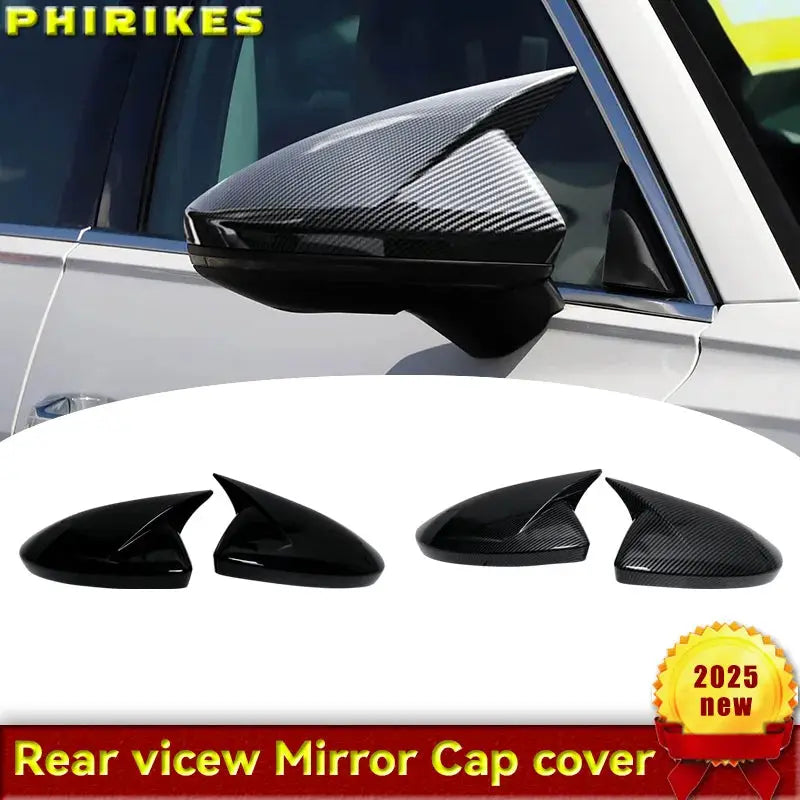 For Audi A6L C8 A6 S6 A7 S7 A8 2019-2025 a pair of side mirror covers high-quality carbon fiber car accessories by InterCyprus Trading Ltd