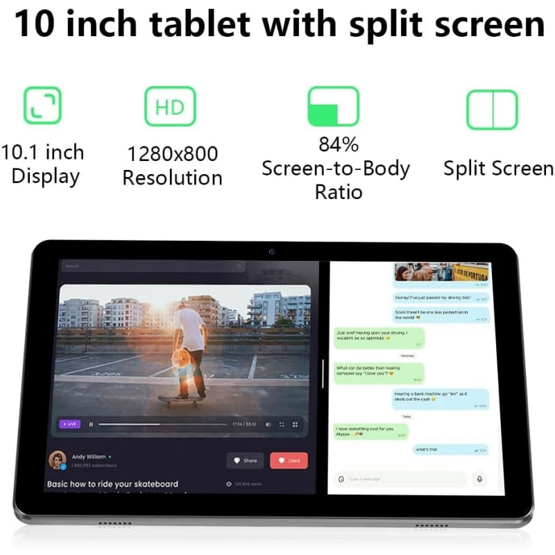 T2050B 10.1 Inch Tablet PC &ndash; Quad Core 2GB RAM WiFi