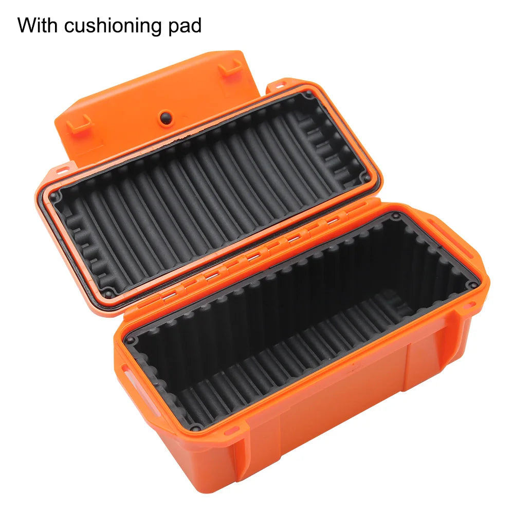 ABS Ammo Box &ndash; Waterproof And Shockproof For Outdoor Use Orange with pad