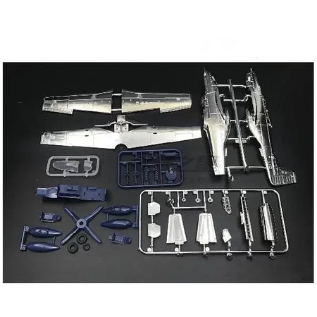 GRAPMAN 1/48 P-51D Mustang Fighter Model Kit - Glue-Free Assembly Toy