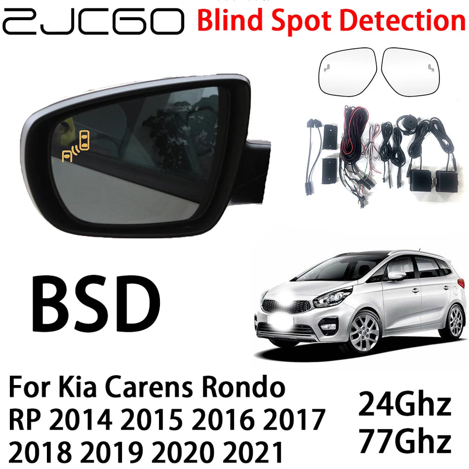 Sistem opozarjanja na radar za Kia Carens Rondo RP z dvema mmWave radar senzorjema na zadnjem delu za zaznavanje mrtvih kotov