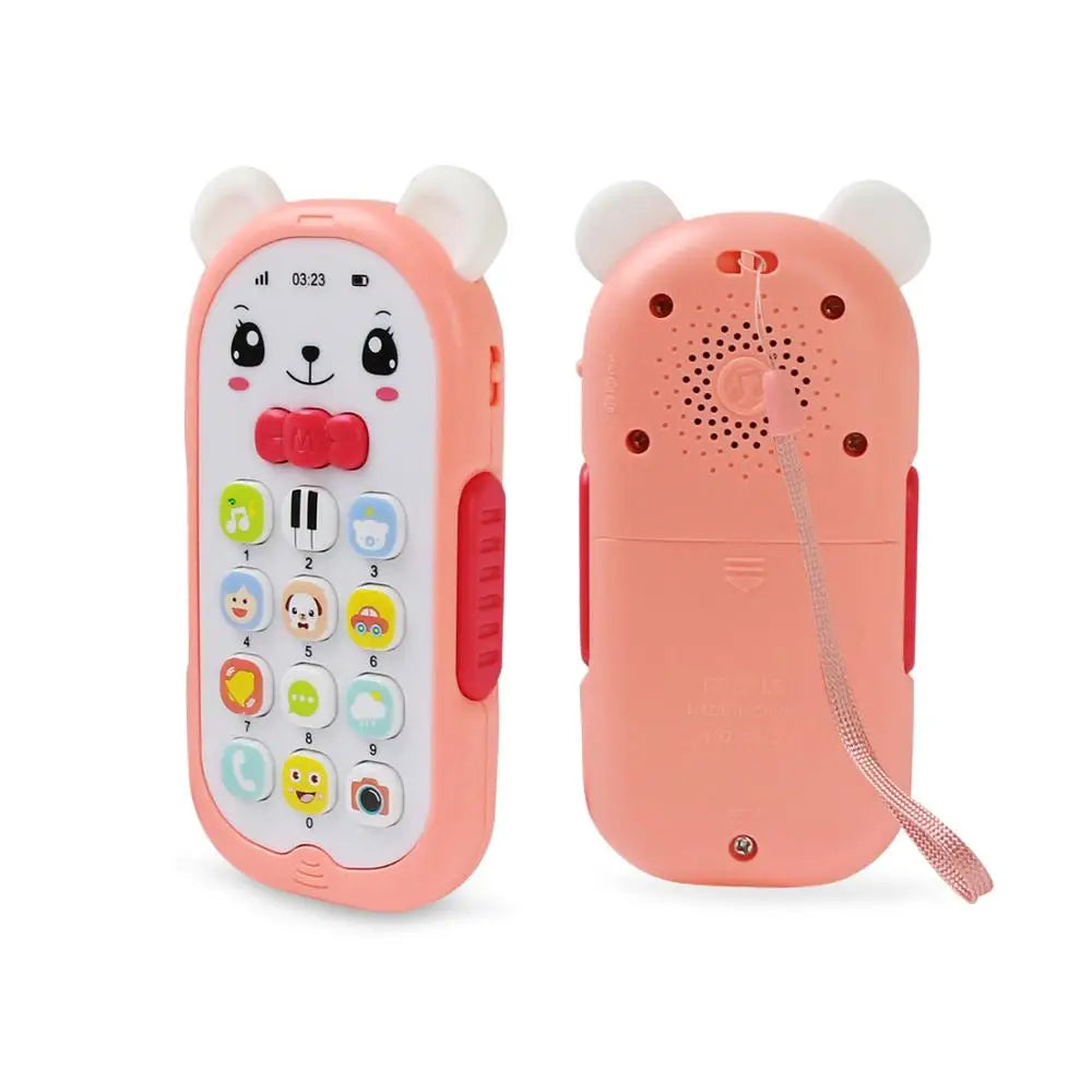 Baby Musical Mobile Phone &ndash; Educational Sound and Light Features B pink