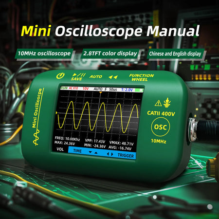 BSIDE OT2 &ndash; Handheld Digital Oscilloscope 10Mhz Sampling
