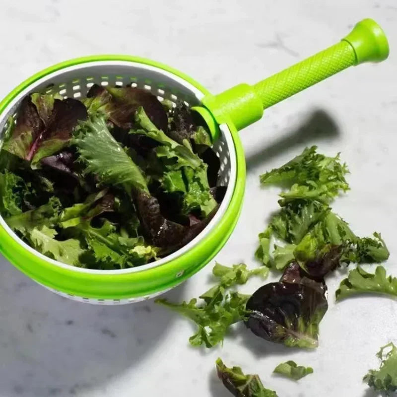Colander Salad Spinner &ndash; Effortless Washing and Drying