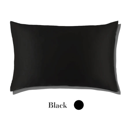 Natural Mulberry Silk Pillow Case &ndash; Luxurious Comfort and Softness Black / 50x70cm