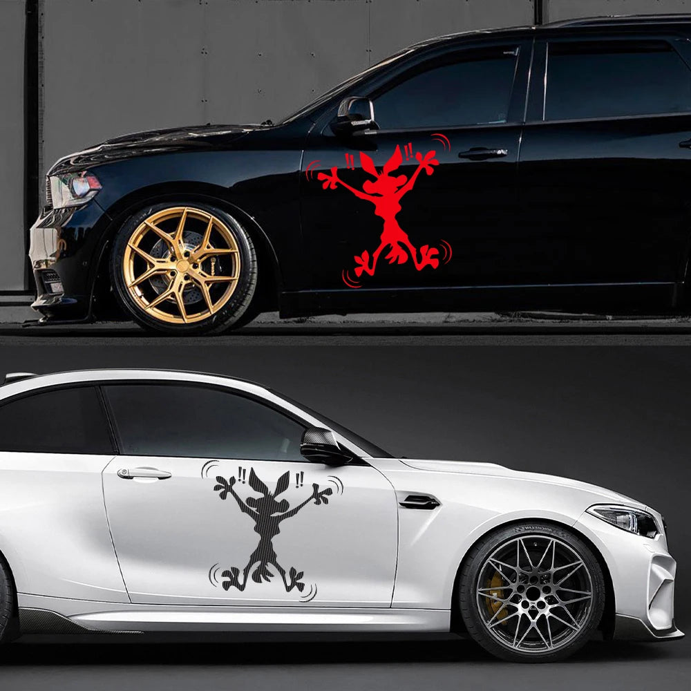 Waterproof PVC Car Wrap Vinyl Film Cartoon Decals Kit for Dent Fix and Decoration