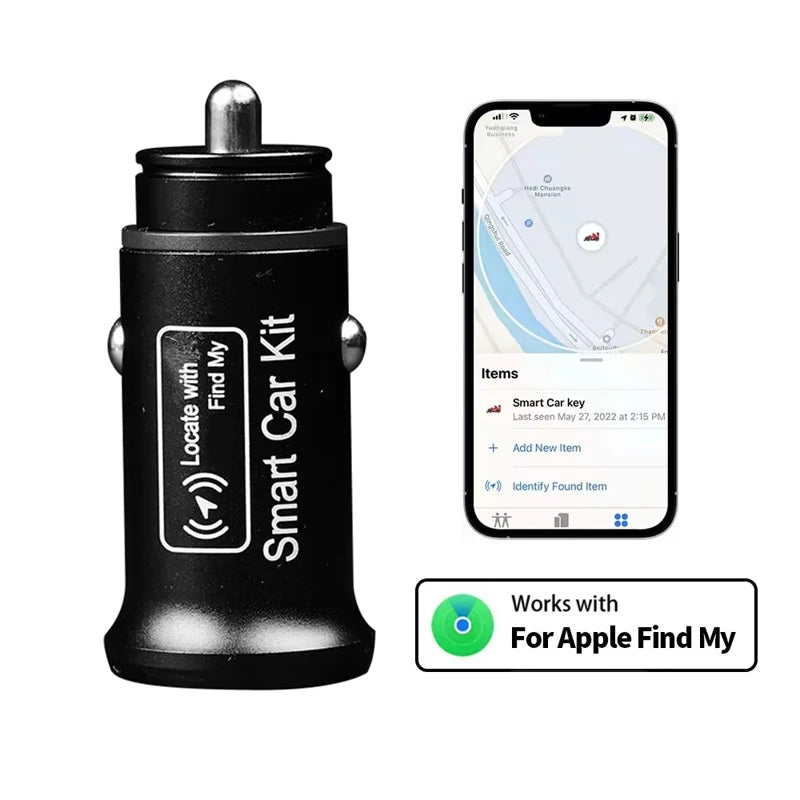 Tracker GPS per Auto con App Trova il Mio di Apple, Ricarica Veloce Tipo-C QC3.0