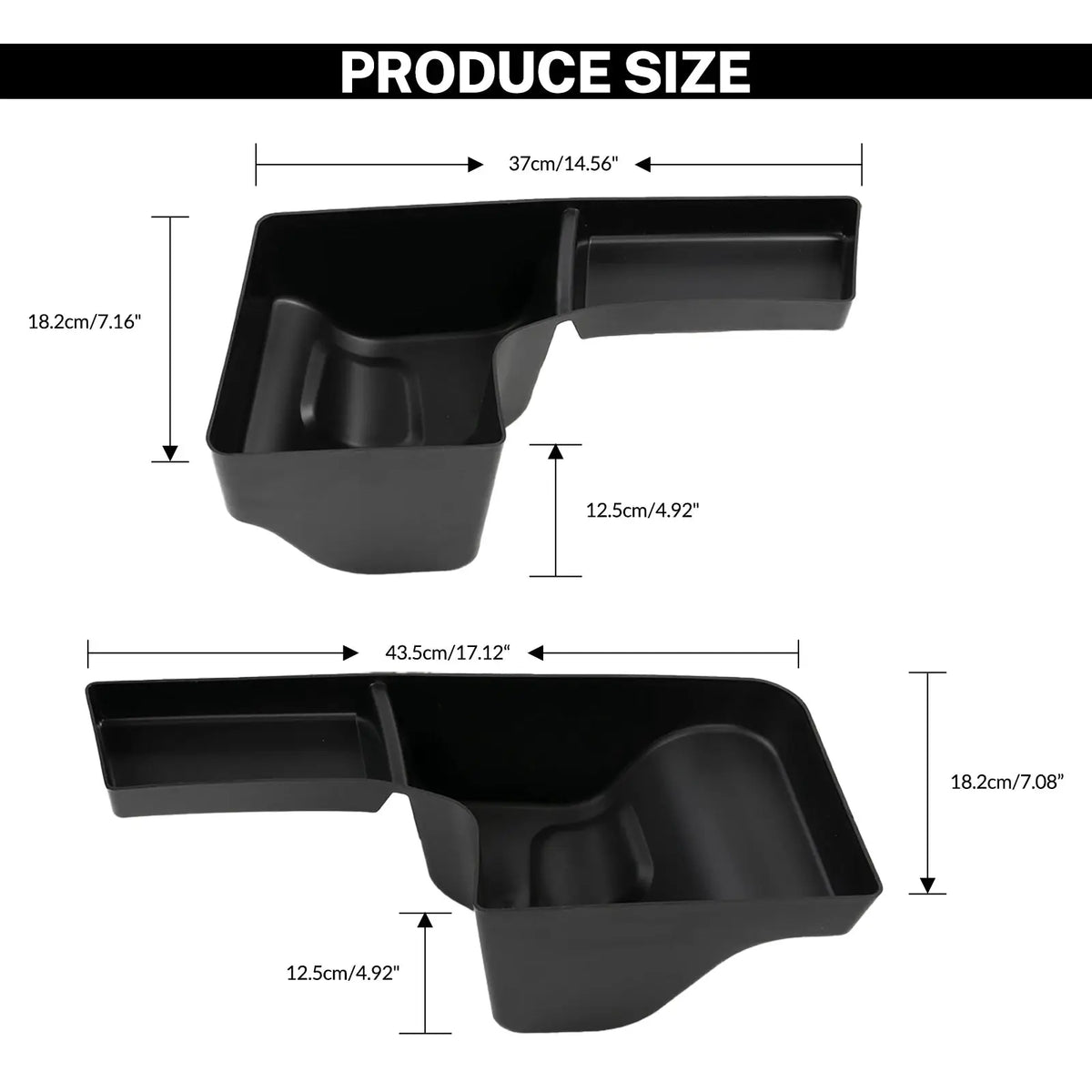Car Trunk Organizer Rear Back Seat Cargo Storage Box Tray Bin Container Kit For Jeep Wrangler JL 2018 2019 2020 2021 2022 2023 by InterCyprus Trading Ltd
