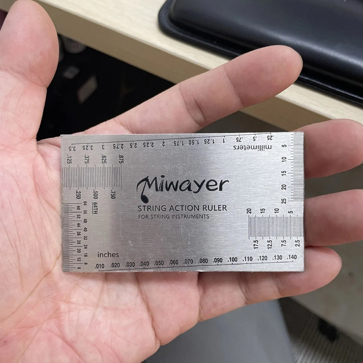 Miwayer String Action Ruler Gauge - Luthier Repair Tool Miwayer Ruler