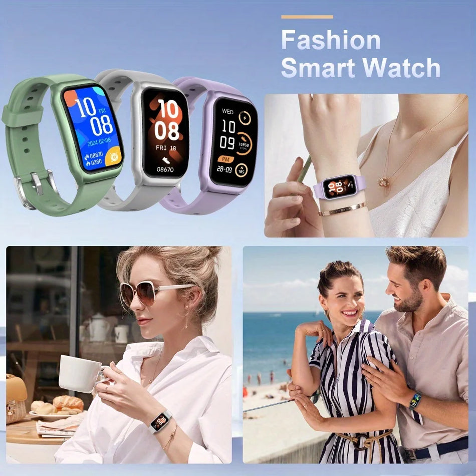 LAXASFIT Smartwatch Bluetooth Calling Heart Rate Sleep