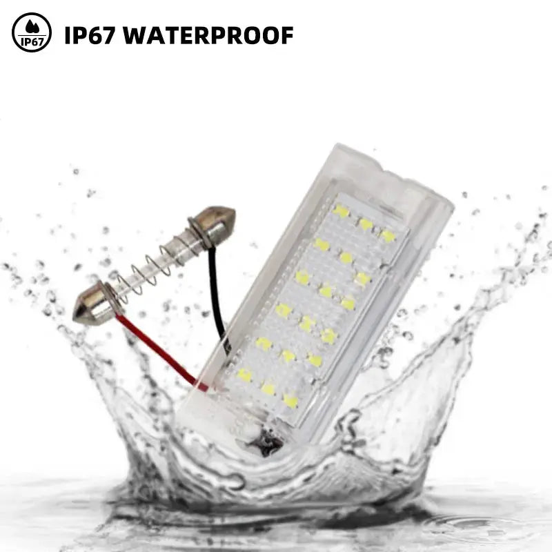 For BMW X3 E83 03-11 X5 E53 00-06 Canbus LED License Number Plate Light White by InterCyprus Trading Ltd