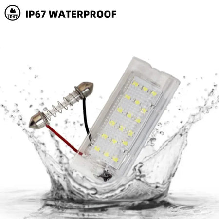 For BMW X3 E83 03-11 X5 E53 00-06 Canbus LED License Number Plate Light White by InterCyprus Trading Ltd