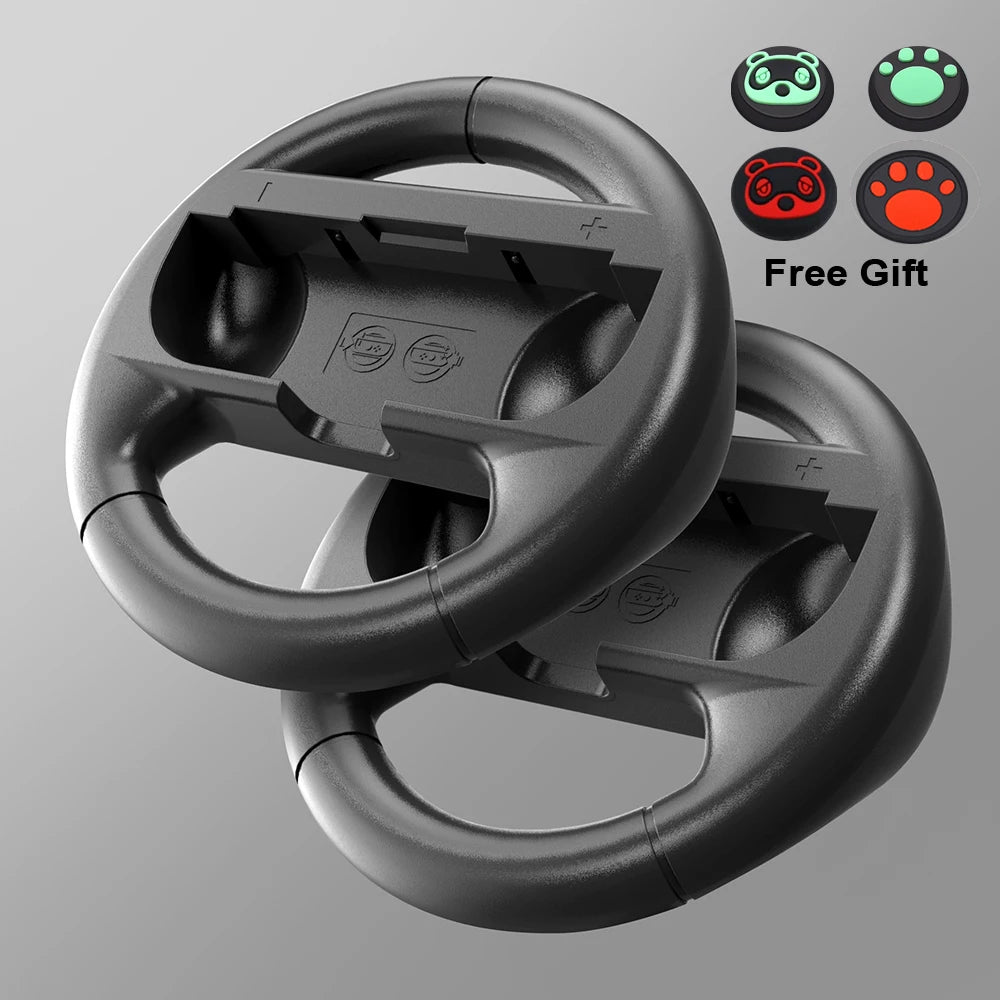 Nintendo Switch Joy-Con Steering Wheel Holder - Enhance Your Gaming Experience LIGHT BLUE
