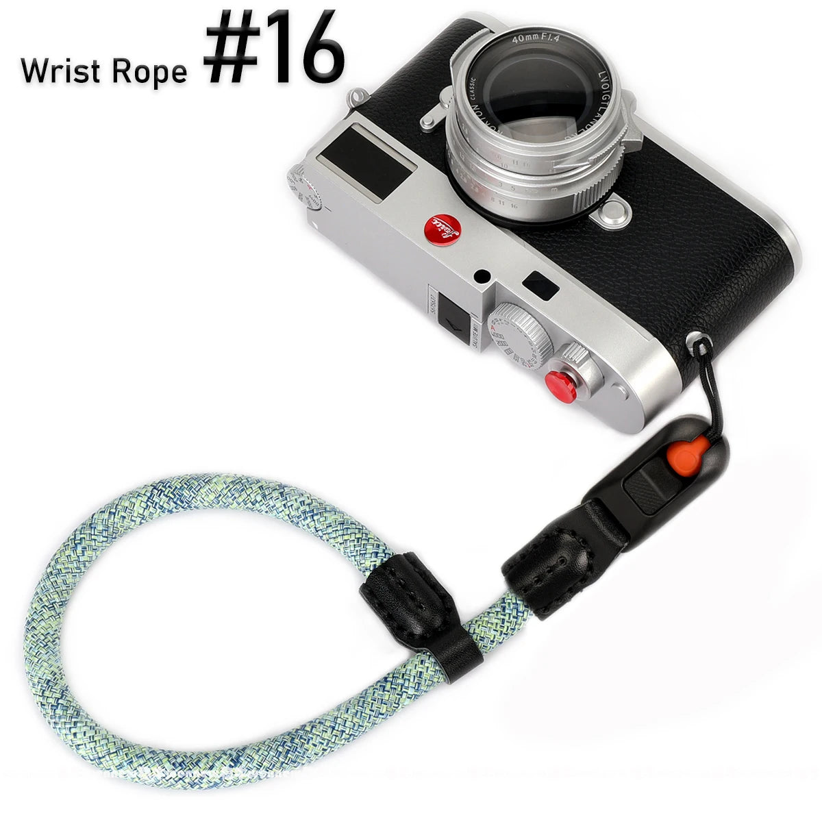 Quick Release Beads Round Rope Camera Strap for Canon, Nikon, Sony &amp; More Wrist Rope No 16