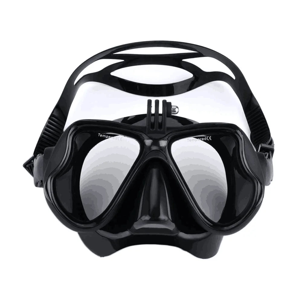 Underwater Camera Diving Mask &ndash; High Waterproof Performance black