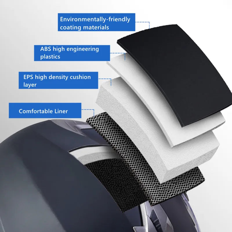 BLD DOT Approved Open Face Motorcycle Helmet - Unisex Stylish Safety Gear