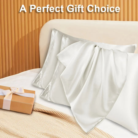Luxury Satin Envelope Pillowcase Set &ndash; Exceptional Nighttime Hair Protection
