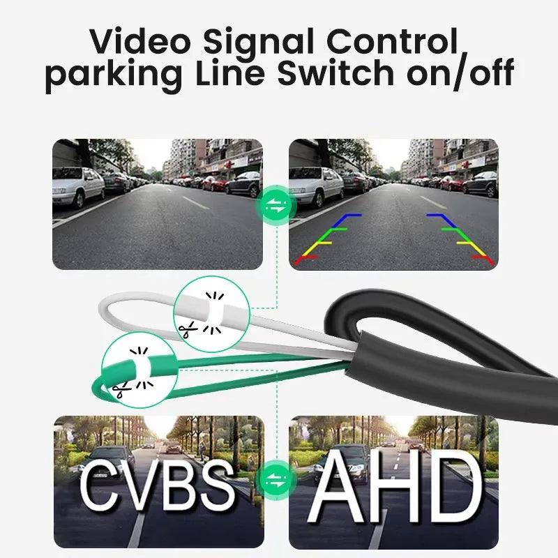 Golden Fisheye Lens Car Camera