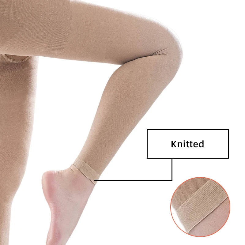 NoEnName Null Compression Pantyhose &ndash; 20-30mmHg Graduated Support for Varicose Veins