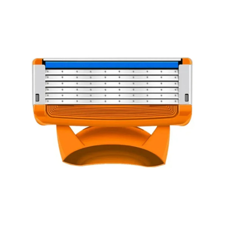 Lâminas de Barbeador de 5 Camadas para Homens, Refil para Barba Suave para Cuidados Faciais