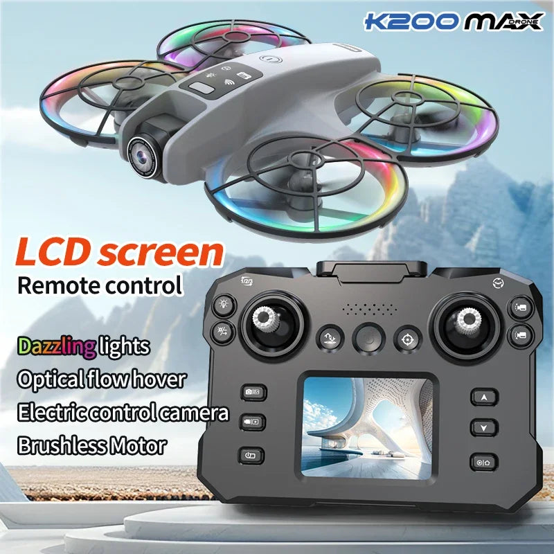 K200 MAX - Foldable Mini Drone With Full Protection
